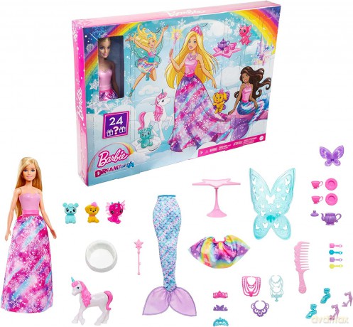 Kalendarz adwentowy Barbie Kraina fantazji