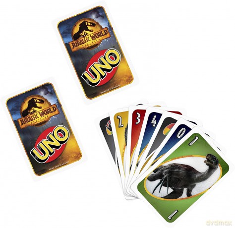 Gra karciana UNO Jurassic World 3 [KARTY]