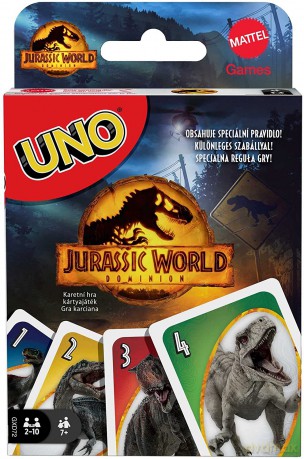 Gra karciana UNO Jurassic World 3 [KARTY]