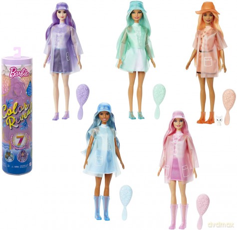 Lalka Barbie Color Reveal Słońce i deszcz