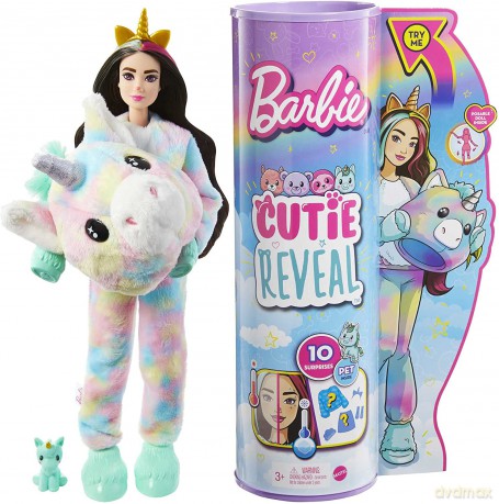 Lalka Barbie Cutie Reveal Jednorożec Seria 2 Kraina Fantazji