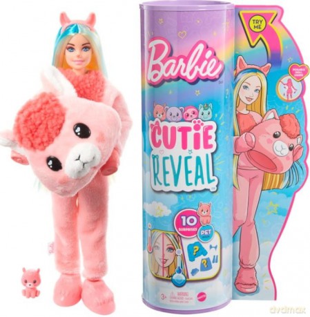 Lalka Barbie Cutie Reveal Lama Seria 2 Kraina Fantazji