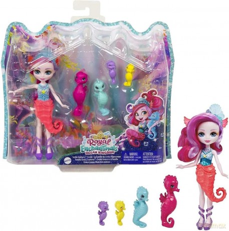 Lalka Enchantimals Rodzina 0rskie Sedda Seahorse
