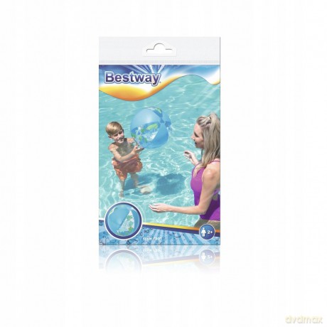 Piłka plażowa 51 cm niebieska