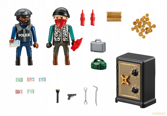 Zestaw City Action 70908 Starter Pack Włamanie do sejfu