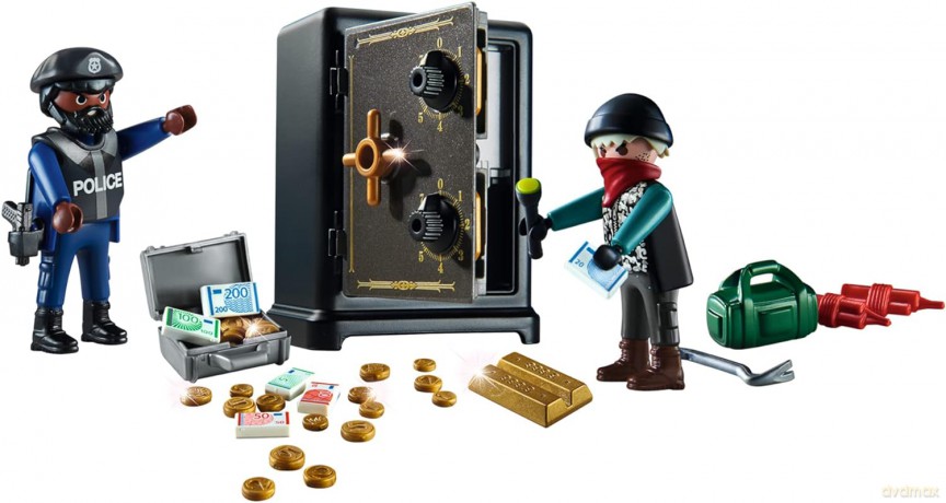 Zestaw City Action 70908 Starter Pack Włamanie do sejfu