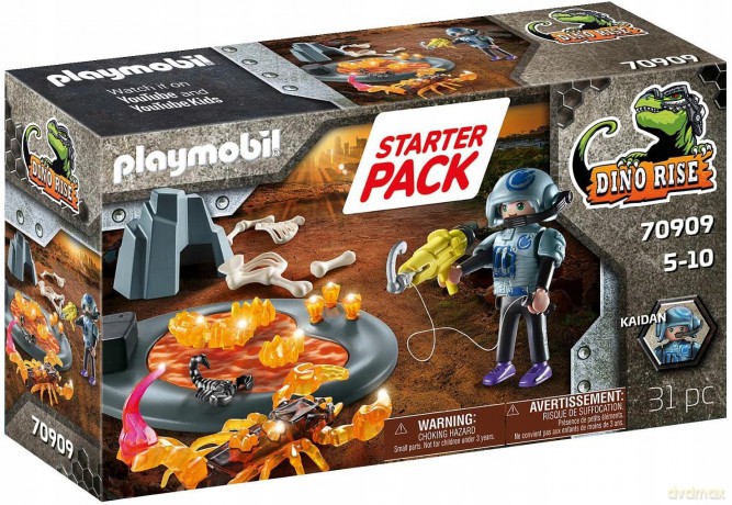 Zestaw DINO Rise 70909 Starter Pack Walka z ognistym skorpionem