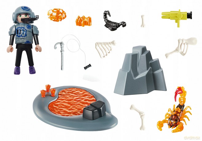 Zestaw DINO Rise 70909 Starter Pack Walka z ognistym skorpionem