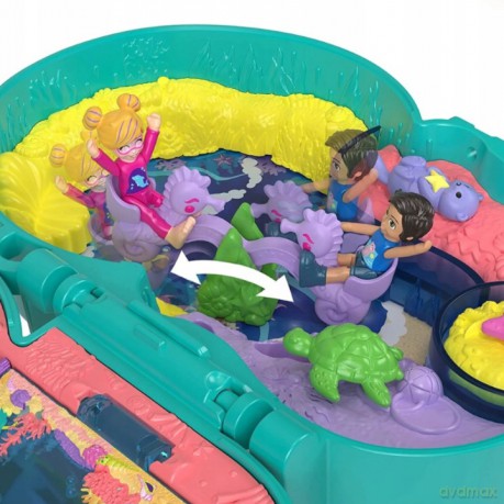 Zestaw figurek Polly Pocket Oceanarium wyderki Zestaw kompaktowy [FIGURKA]