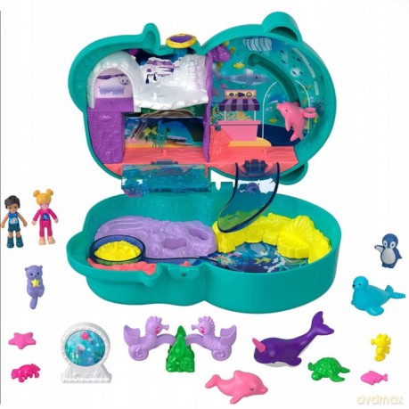 Zestaw figurek Polly Pocket Oceanarium wyderki Zestaw kompaktowy [FIGURKA]