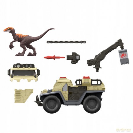 Zestaw z figurką Pojazd Jurassic World Łapacz dinozaurów [FIGURKA]