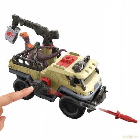 Zestaw z figurką Pojazd Jurassic World Łapacz dinozaurów [FIGURKA]