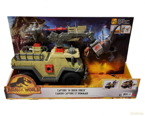 Zestaw z figurką Pojazd Jurassic World Łapacz dinozaurów [FIGURKA]