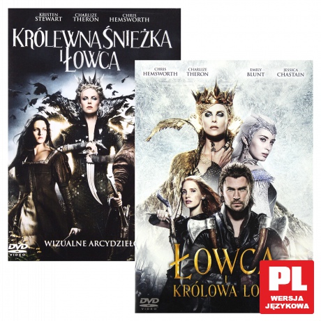 Królewna Śnieżka i Łowca / Łowca i Królowa Lodu Pakiet [2DVD]