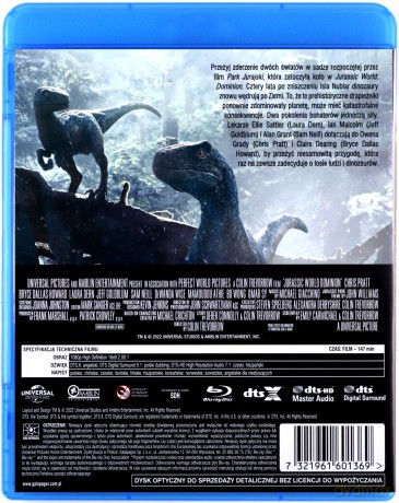 Jurassic World Dominion [Blu-Ray]