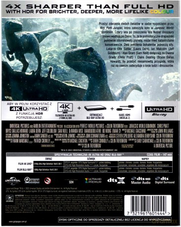 Jurassic World: Dominion [Blu-Ray 4K]+[Blu-Ray]