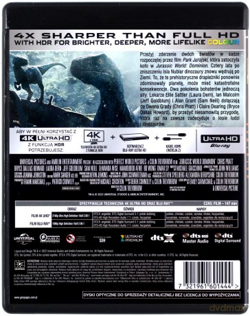Jurassic World: Dominion [Blu-Ray 4K]+[Blu-Ray]