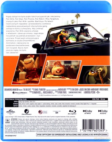 Pan Wilk i spółka. Bad Guys [Blu-Ray]