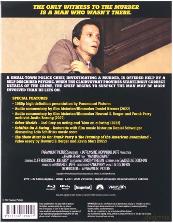 Man on a Swing (Człowiek na huśtawce) [Blu-Ray]