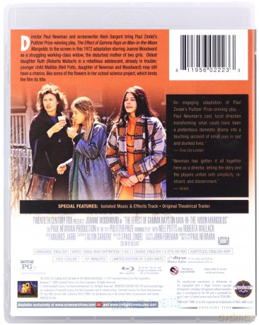 The Effect of Gamma Rays on Man-in-the-Moon Marigolds (Bezbronne nagietki) [Blu-Ray]