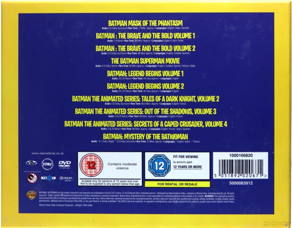 Batman 10 classic Caped Crusader [BOX] [10DVD]