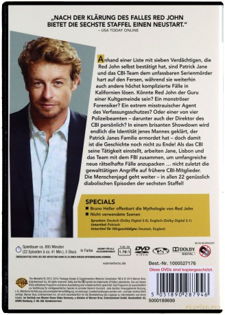 Mentalista Sezon 6 [5DVD]