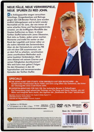 Mentalista Sezon 5 [5DVD]