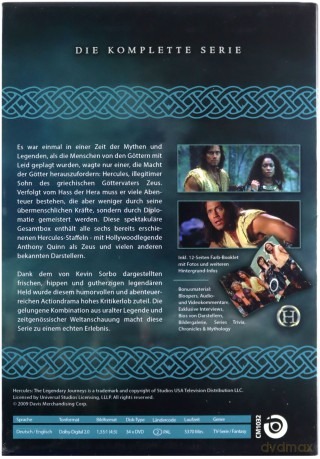 Hercules: The Legendary Journeys (Herkules) [BOX] [34DVD]