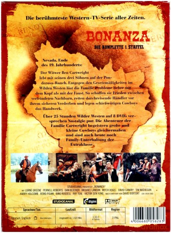 Bonanza Season 1 (8DVD]