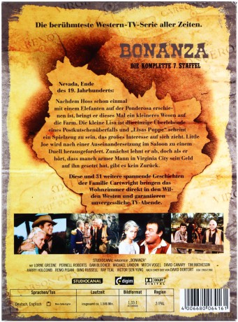 Bonanza Season 7 (8DVD]