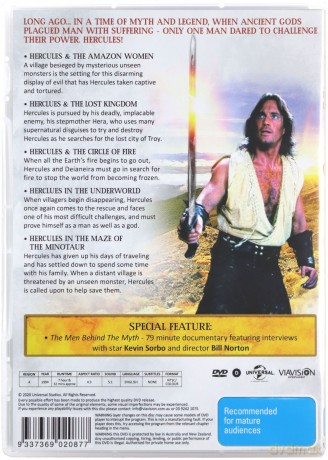 Hercules: The Legendary Journeys - 5 Film Collection [3DVD]