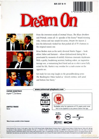 Dream On Season 2 (Życie jak sen) [2DVD]