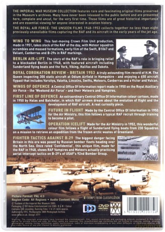 The Royal Air Force - the Unseen Films 1948 - 1953 [DVD]