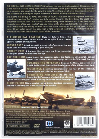 The Royal Air Force - the Unseen Films 1943-1944 [DVD]