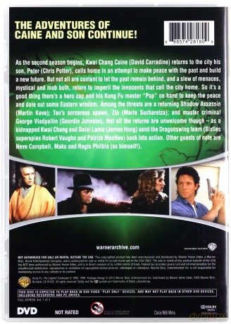 Kung Fu: The Legend Continues Season 2 (Legendy kung fu) [5DVD]
