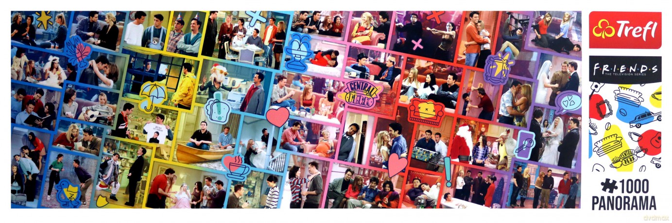 TREFL 1000 el. Panoramiczne Spotkanie z Przyjaciółmi Friends [PUZZLE]
