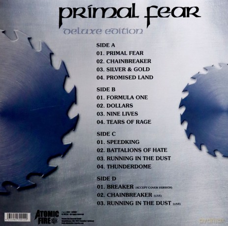 Primal Fear: Primal Fear (Silver) (Deluxe) [Winyl]
