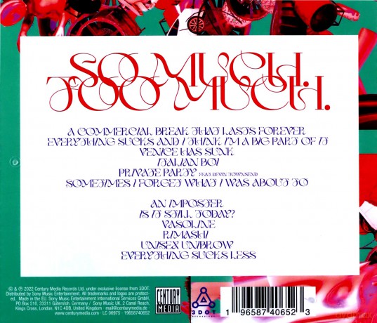 Destrage: SO MUCH. too much. [CD]