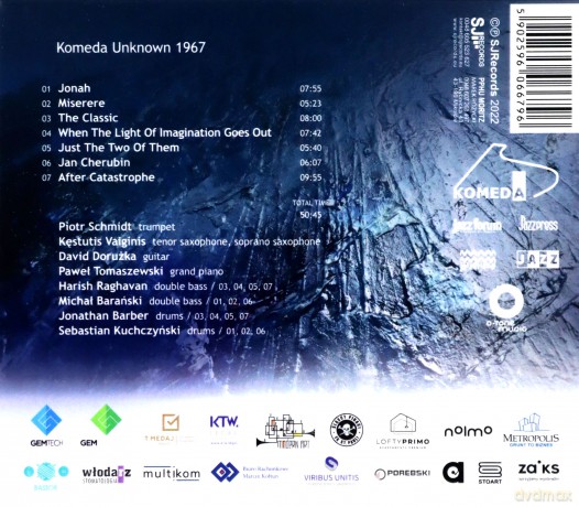 Piotr Schmidt International Sextet: Komeda Unknown 1967 [CD]