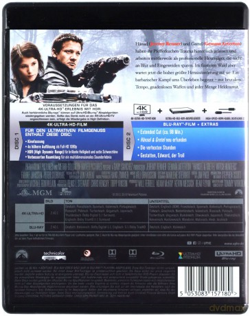 Hansel i Gretel: Łowcy Czarownic [Blu-Ray 4K]+[Blu-Ray]