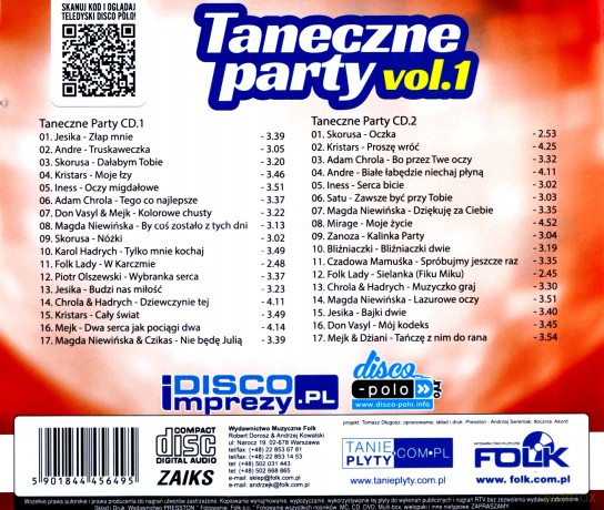 Taneczne Party Vol. 1 [2CD]