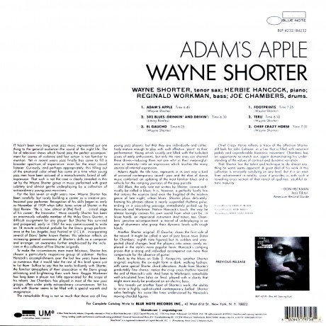 Wayne Shorter: Adam's Apple [Winyl]