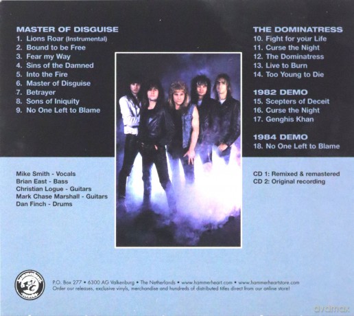 Savage Grace: Master Of Disguise [CD]