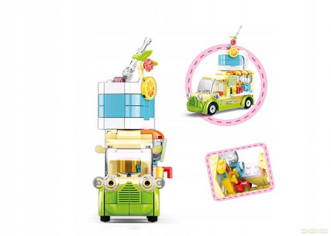 SLUBAN 174 el. Smoothie Food truck Girl's Dream M38-B0993C [KLOCKI]