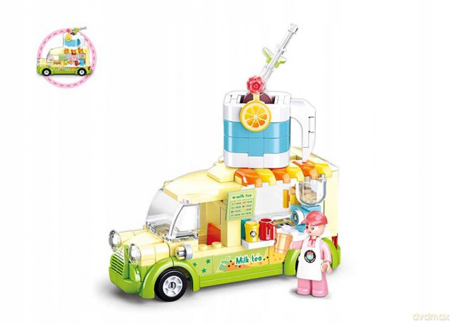 SLUBAN 174 el. Smoothie Food truck Girl's Dream M38-B0993C [KLOCKI]