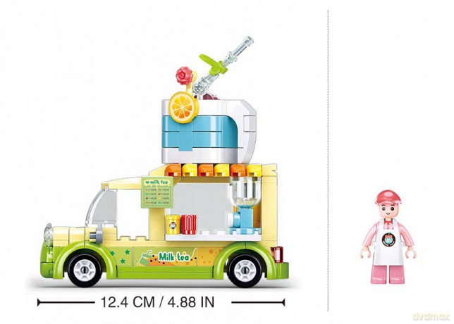 SLUBAN 174 el. Smoothie Food truck Girl's Dream M38-B0993C [KLOCKI]