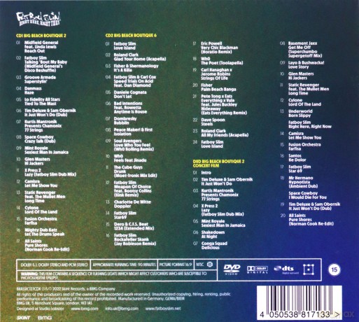Fatboy Slim: Right Here, Right Then (digipack) [2CD]+[DVD]