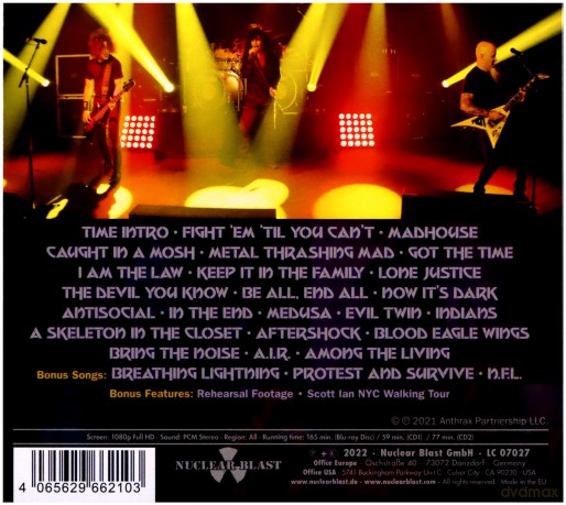 Anthrax: XL [Blu-Ray]+[2CD]