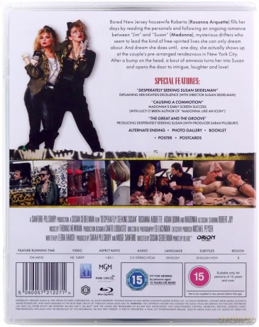 Desperately Seeking Susan (Rozpaczliwie poszukując Susan) (Deluxe) (Limited) [Blu-Ray]