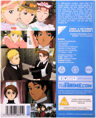 Emma - A Victorian Romance Season One Collectors (Limited) [Blu-Ray]